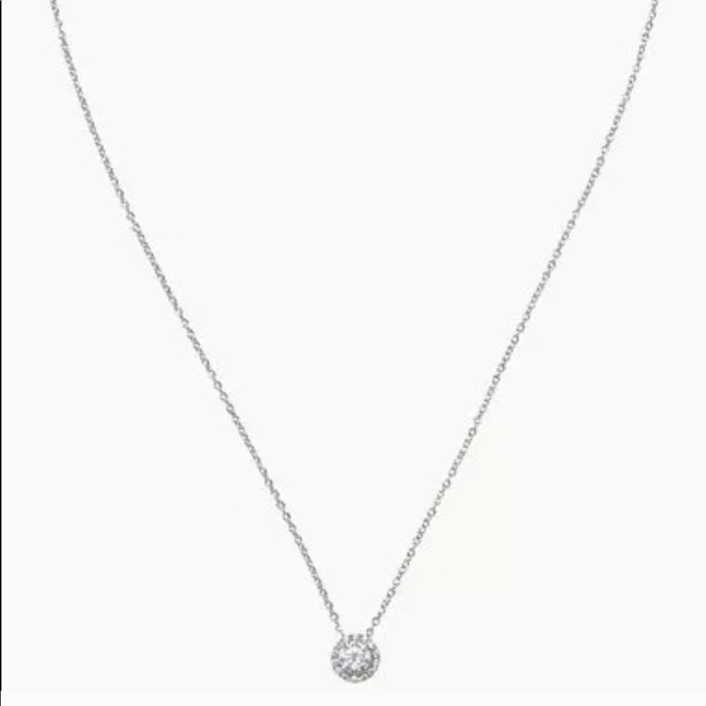 :: Stella & Dot | Shimmering Silver CZ Duchess Necklace - Retired - Picture 2 of 12